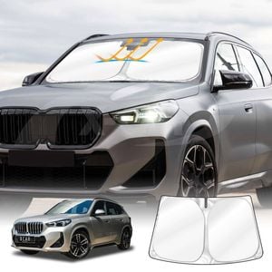 WindScreen Sun Shade for BMW X1 U11 Series 2022-Onwards Blocks UV Rays Foldable Wind Screen Cover