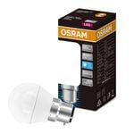 Osram Fancy Round BC LED 470lm Day Light Frosted 4.9W Light Globe