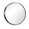 Barelli 800 x 800mm Gun Metal Grey Signature High Specification Fiora Round Framed Mirror