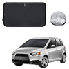 Front Windscreen Sun Shade for Mitsubishi Colt 2004 - 2012 - Standard 150 x 85 cm - Black