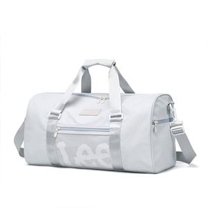 Waterproof Gym Duffel Bag Light Gray