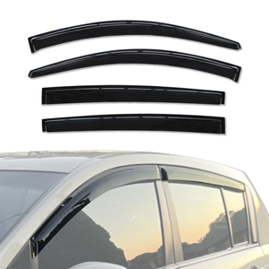 AUSGO Weather Shields For Nissan Tiida Hatch C11 Series 5dr 2006-2012 Weathershields Window Visors Wind Deflectors