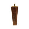 Adoored 53-40x200mm Square Rustic Tapered Wooden Leg