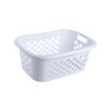 All Set Circle Pattern 50L White Laundry Hip Hugger Basket