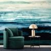 Wallpaper Trader Sediment, Turquoise
