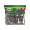 Sabco Stainless Steel Scourers - 16 Pack
