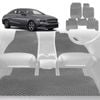 6D Diamond Car Floor Mats for Mercedes-Benz CLA-Class (C117)2013-2019-Full Set-Grey-Outback GT