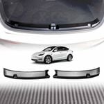 Tesla Model Y 2022-2024 Rear Bumper Guard Trunk Protector Cover Carbon Fiber Style Protection