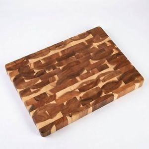 Alfresco Lane Acacia Wood End Grain Cutting Board 50 X 35 X 3cm