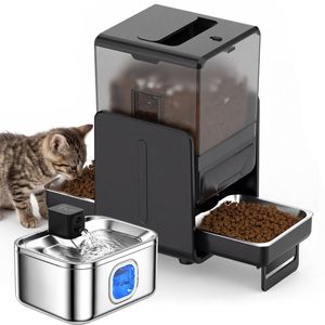 Advwin All‑in‑One Smart Pet Feeder & Water Fountain Set