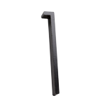 Sandleford 120mm Black Slimline Numeral 1 With Fixing