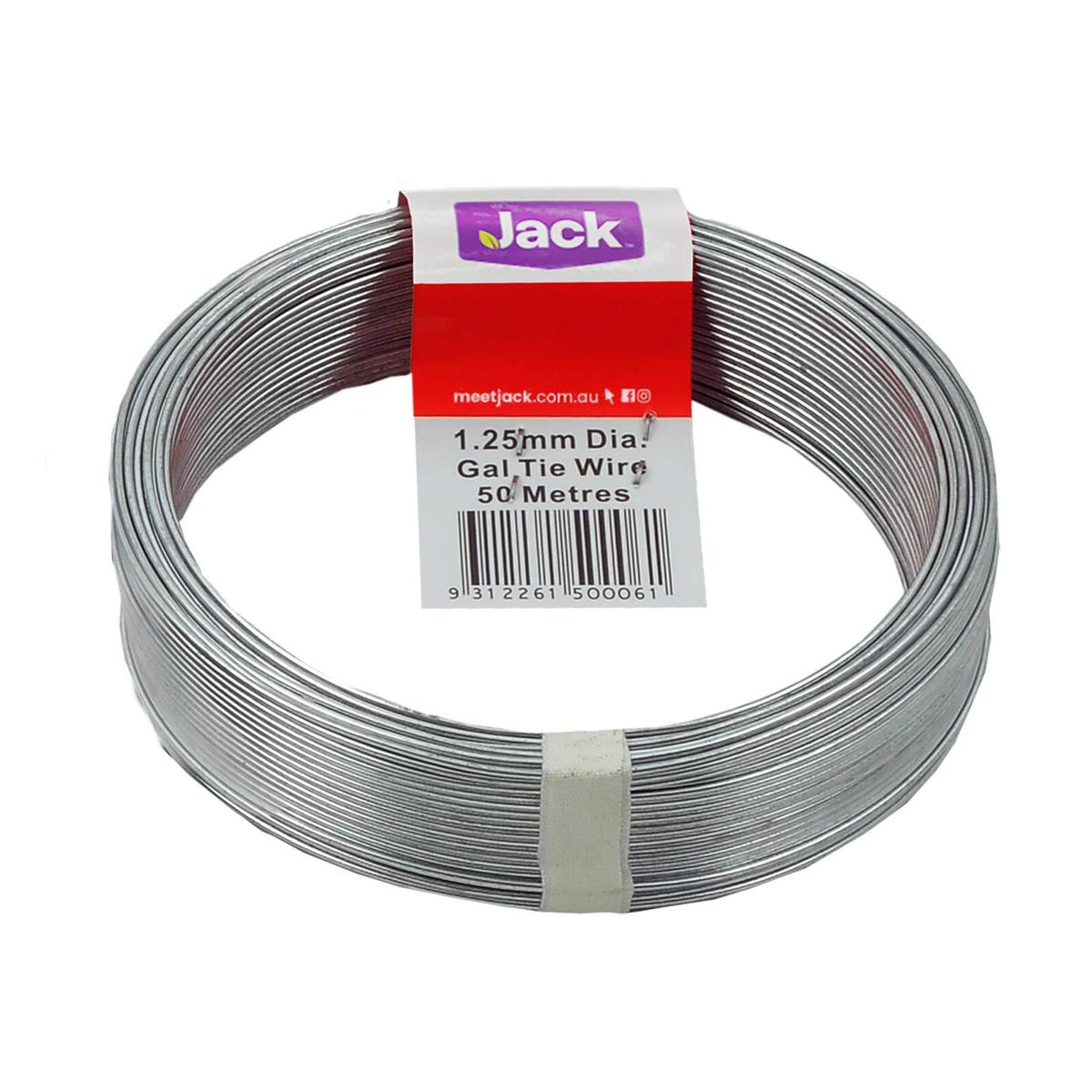 Jack 1.25mm x 50m Galvanised Handypak Tie Wire - Bunnings New Zealand