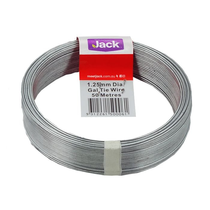 Jack 1.25mm x 50m Galvanised Handypak Tie Wire