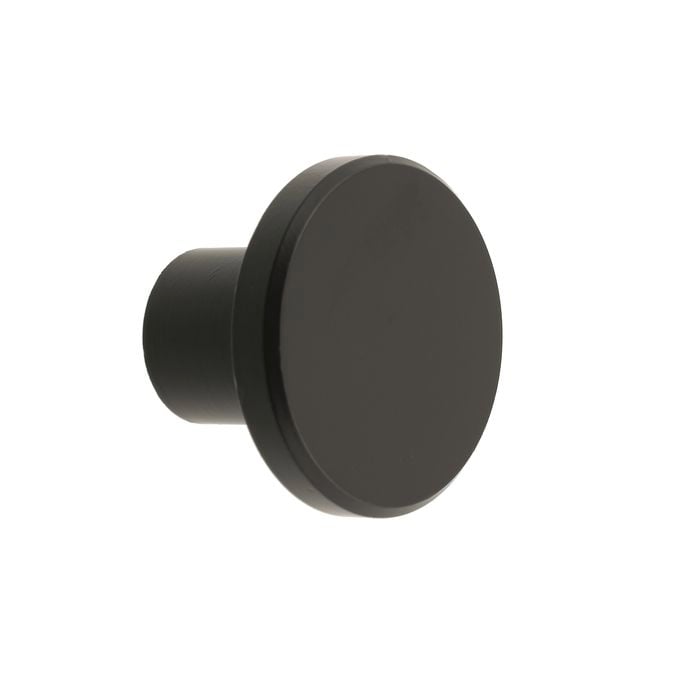 Prestige 30mm Black Round Knob