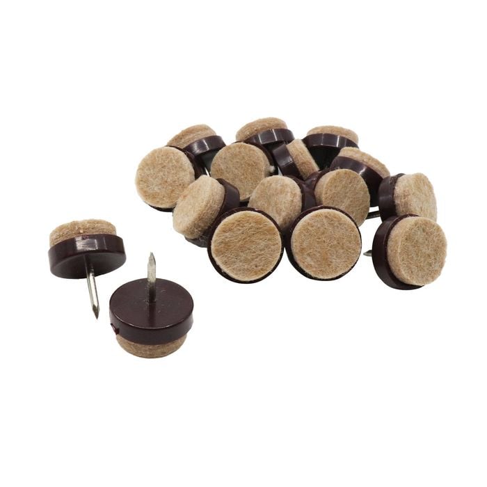 Surface Gard 20mm Nail On Felt Pad - 16 Pack