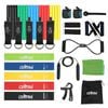 Centra 22-Pieces Resistance Bands Set Figure 8 Jump Rope Counting Hand Gripper Weighted Wrist Guards