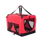 Paw Mate Red Portable Soft Dog Cage Crate Carrier XL