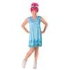 Trolls Poppy Fun Movie Character Halloween Costume with Pink Wig and Dress, Small