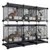 Advwin Rabbit Hutch Bunny Cage Small Animal Pet Cage Chicken Coop