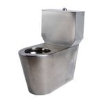 3monkeez Stainless Steel Close Coupled Disabled Toilet Suite
