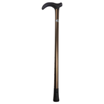 Metal WALKING STICK Travel Extendable Pole Compact Adjustable Lightweight  Bronze