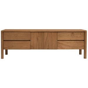 Adelle 2 Door 4 Drawer Entertaiment Unit (Almond)