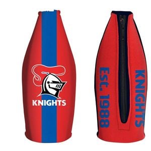 NRL Tallie Stubby Cooler - Newcastle Knights - Tally - Drink Cooler - Zipper