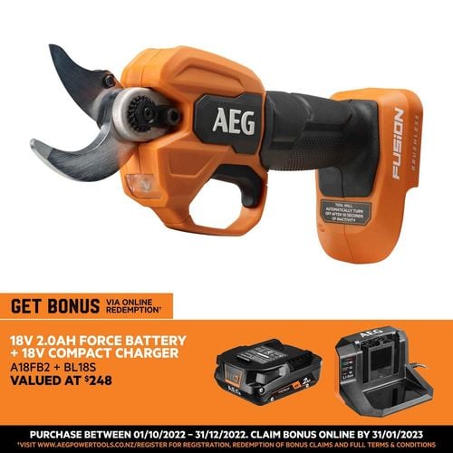 AEG 18V Fusion Secateurs Skin Only