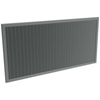 ProtectorAl 1001 - 2000 x 300 - 1000mm Monument Vertical 5mm Overlap Aluminium Welded Louver Panel