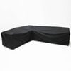 Medium L-Shape Long Right Side Cover - Black