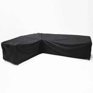 Medium L-Shape Long Right Side Cover - Black
