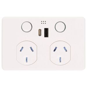 DETA GRID Smart Double Power Point With USB A+C PD20W Fast Charging