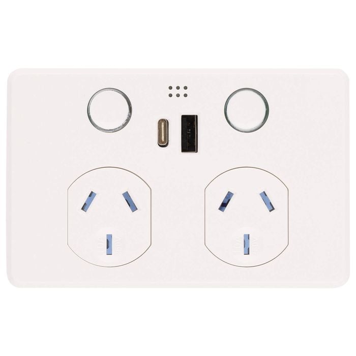 DETA GRID Smart Double Power Point With USB A+C PD20W Fast Charging