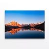 Mountain Sunset with Lake   Print 100% Australian Made 75 x 50cm  (Stretched)