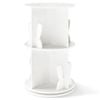 Costway 2-tier Rotating Bookshelf Kids Round Bookcase Bunny Book Stand