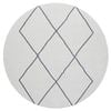 The Rug Connection Harley Lola Off White 150x150cm - Small Round Pet Friendly Indoor Rug