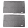 2x Bas Phillips Hayman Zero Twist Bath Mat 600gsm Cotton 78x48cm Cobblestone