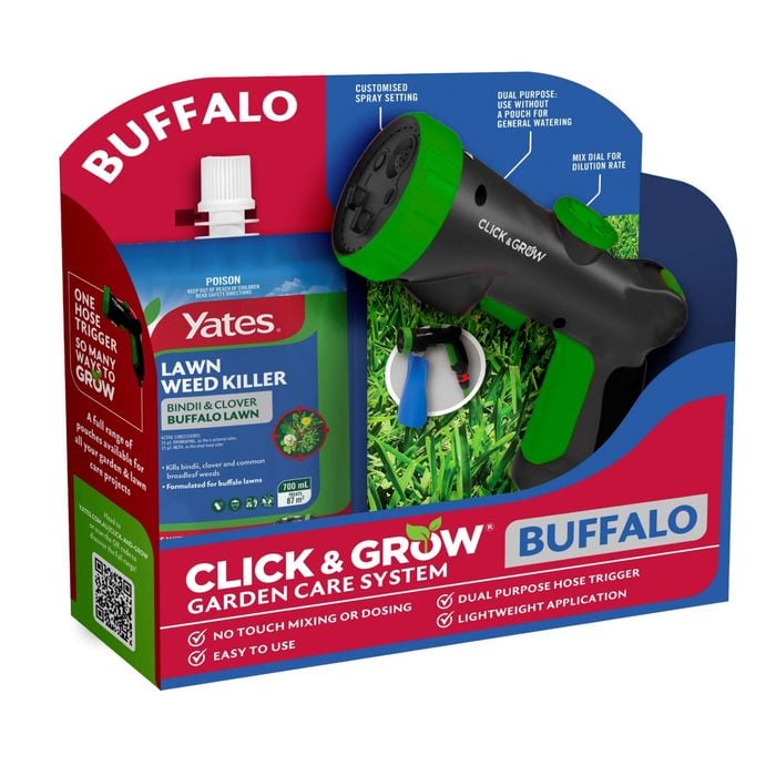 Yates Click & Grow Bindii and Clover Buffalo Lawn Weed Killer