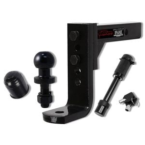 Fiernero Adjustable Tow Bar Hitch – 4000kg with 50mm Black Towball
