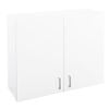 Flatpax Kitset 900mm Utility Cabinet 2-Door White