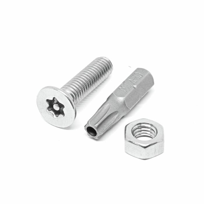 Pinnacle M6 x 25mm Stainless Steel Security Bolts - 8 Pack