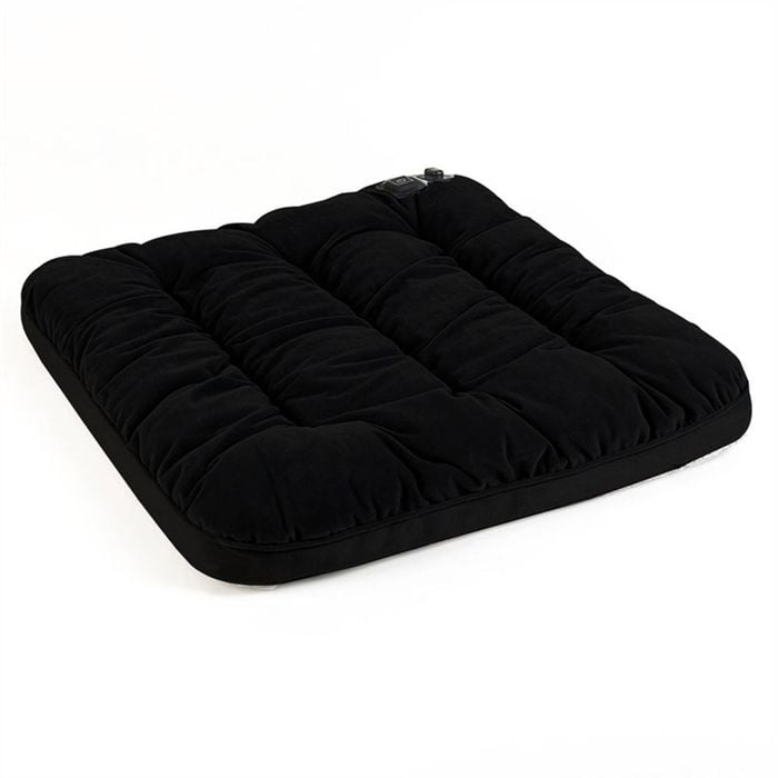 Catzon Heated Seat Cushion Far Infrared Fast-heating Soft Butt Pad-black