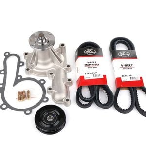 Gates Drive Belt Set+WP+EP for Toyota Landcruiser HZJ75 HDJ80 HZJ80 1HZ 1HDT