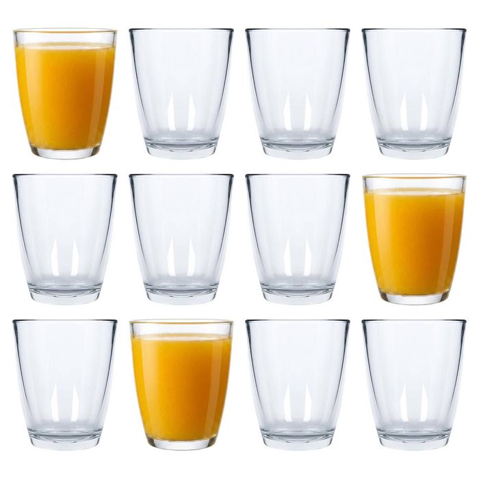 Argon Tableware Conical Glass Tumblers - 250ml - Pack of 12