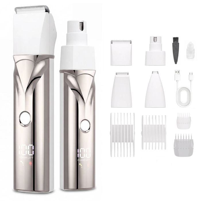 Advwin Pet Clipper Kit Dog Hair Trimmer Pet Nail Grinder