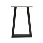 RapidHome 30 x 45 x 6cm Black La Paz Steel Tube Bench Seat Furniture Leg