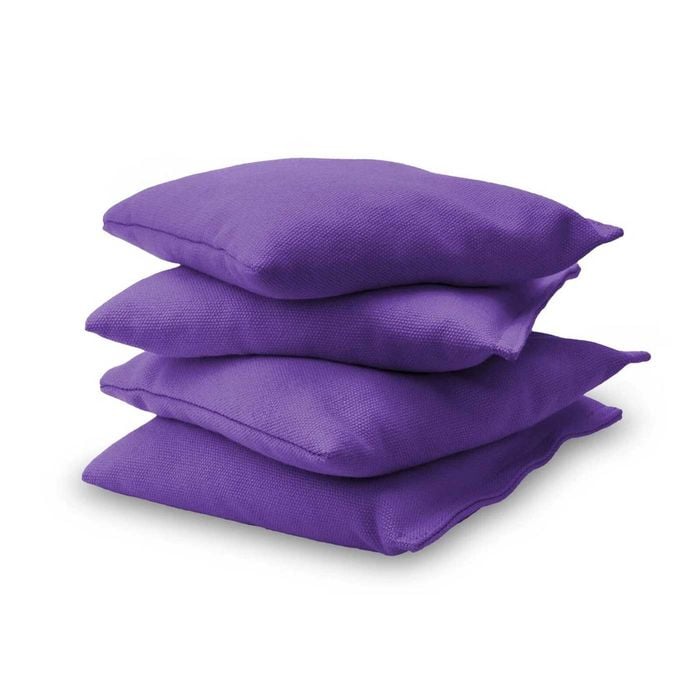 Premium Cornhole Bean Bag Set Of 4 - Various Colours Available-purple