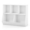 Costway 5-Cubby Kids Toy Storage Organizer