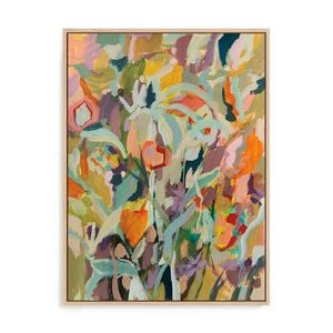 Artey | Spring Carnival - Framed Canvas - Natural Frame - 60 x 80cm