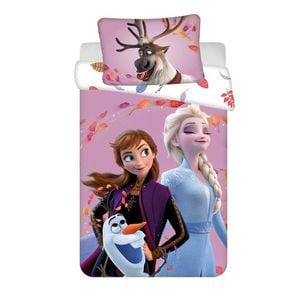 Disney Frozen Wind Kids Cotton Quilt Cover Set Toddler Bed Size